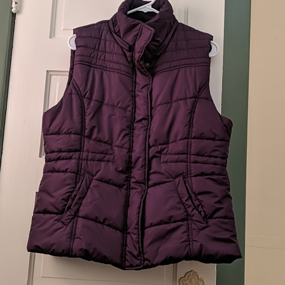 New York & company purple vest